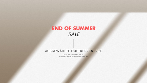 End of Summer Sale