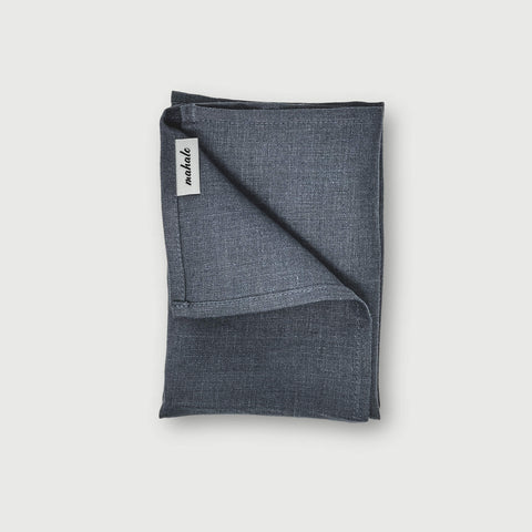 LEINEN-SERVIETTE, 2ER SET, GRANITGARU